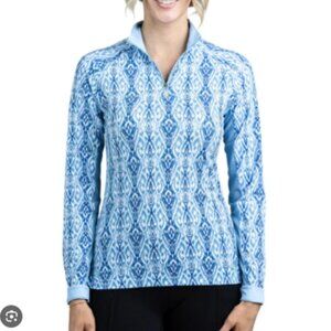 Like New! Kastel Sport Long Sleeve 1/4 Zip Blue in Size S